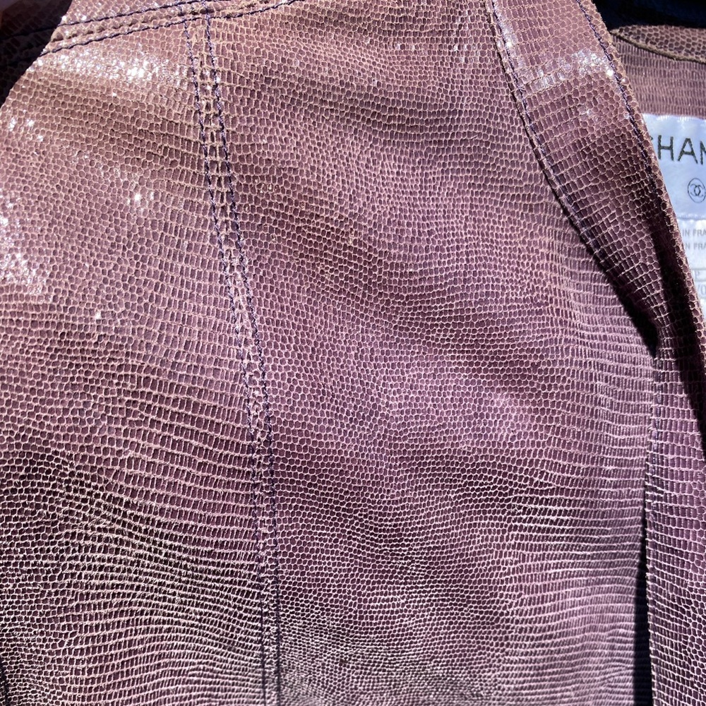 Leather Chanel top - Picture 15 of 15